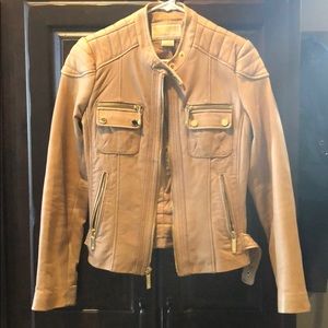 MICHAEL Michael Kors moto leather jacket